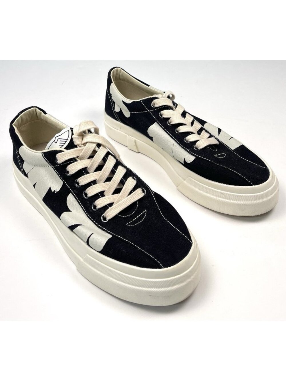 Stepney Workers Club SWC Mens 43 / 10 Black Dellow Shroom Hands Canvas SNEAKERS